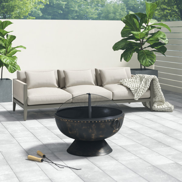 Greyleigh™ Almyra Patio Sofa with Cushion & Reviews Wayfair